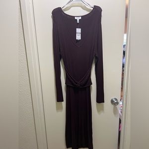 Sofia Vergara NWT Purple Dress with long sleeves and open back SizeXL